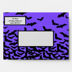Enveloppe d'invitation de fête d'Halloween Adresse