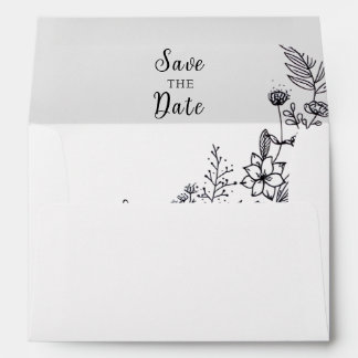Enveloppe d'invitation de mariage
