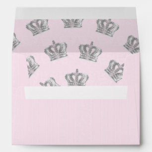 Enveloppe d'invitation de princesse vintage de con