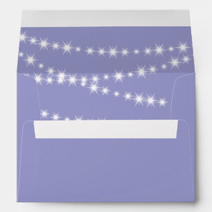 Enveloppe d'invitation du Baby shower Star Lights