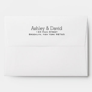 Enveloppe d'invitation essentielle
