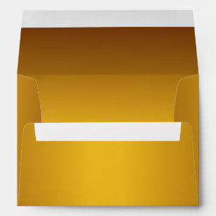 Enveloppe d'invitation Métallic Autumn Gold 5 x 7