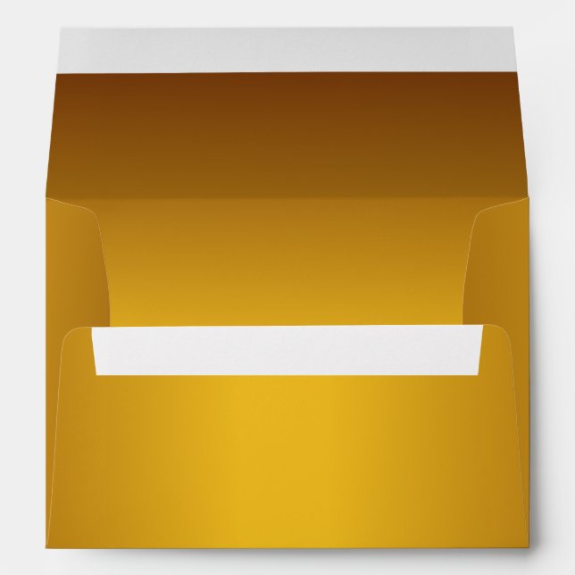 Enveloppe d'invitation Métallic Autumn Gold 5 x 7 (Dos (Bas))
