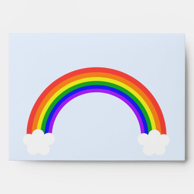 Enveloppe d'invitation Rainbow 5x7 (Devant)