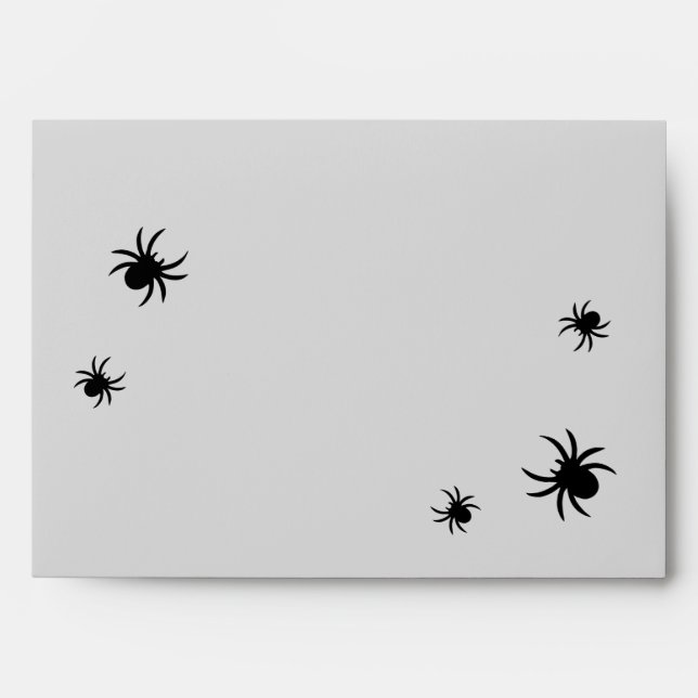 Enveloppe d'invitation Spider Damask (Devant)