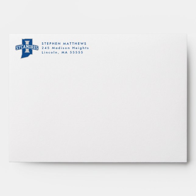 Enveloppe Diplôme de l'Université d'État de l'Indiana (Devant)