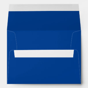 Enveloppe Diplômé Typographie Blanche Diplôme Bleu
