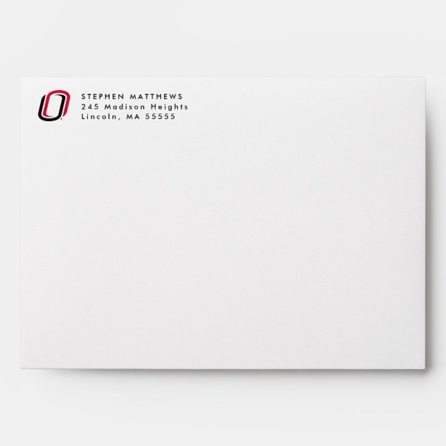 Enveloppe Diplômé UNO Mavericks (Devant)