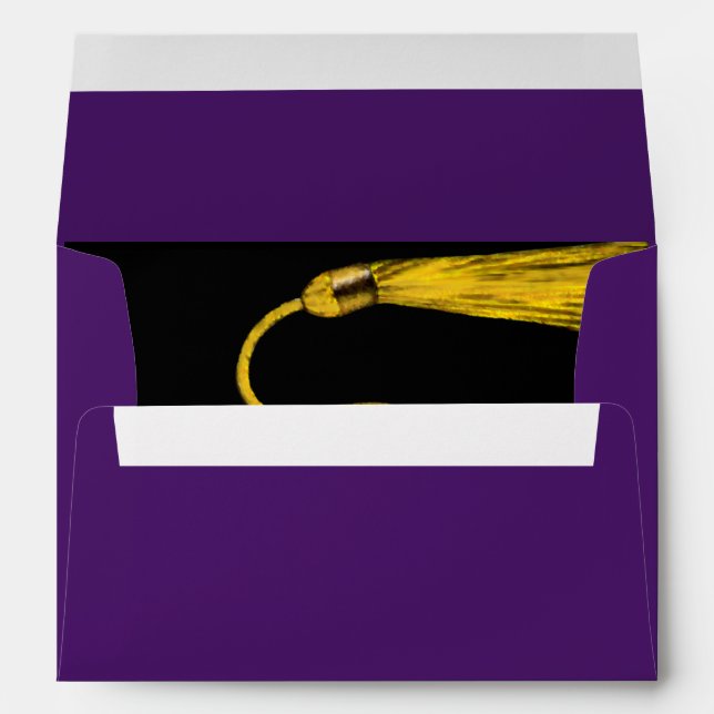 Enveloppe Diplôme Violet (Dos (Bas))