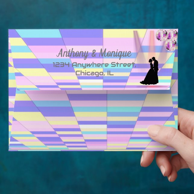 Enveloppe Disco Personnalisable (Hand)