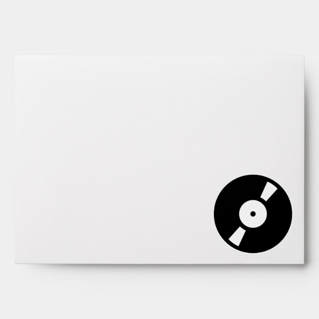 Enveloppe disque vinyle rétro (Devant)