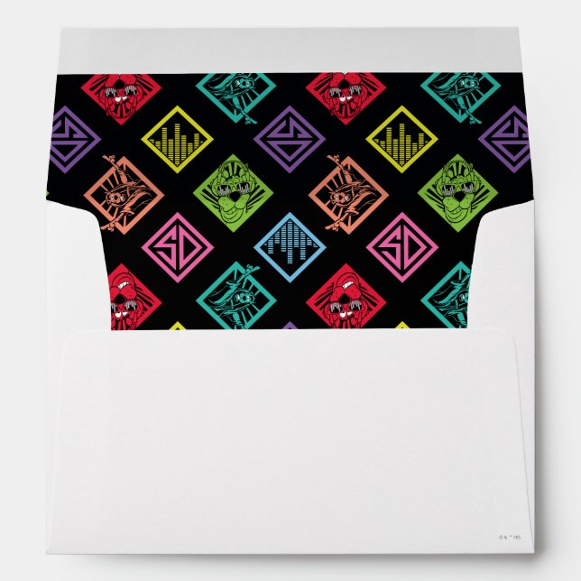 Enveloppe DJ Scooby-Doo Motif (Dos (Bas))