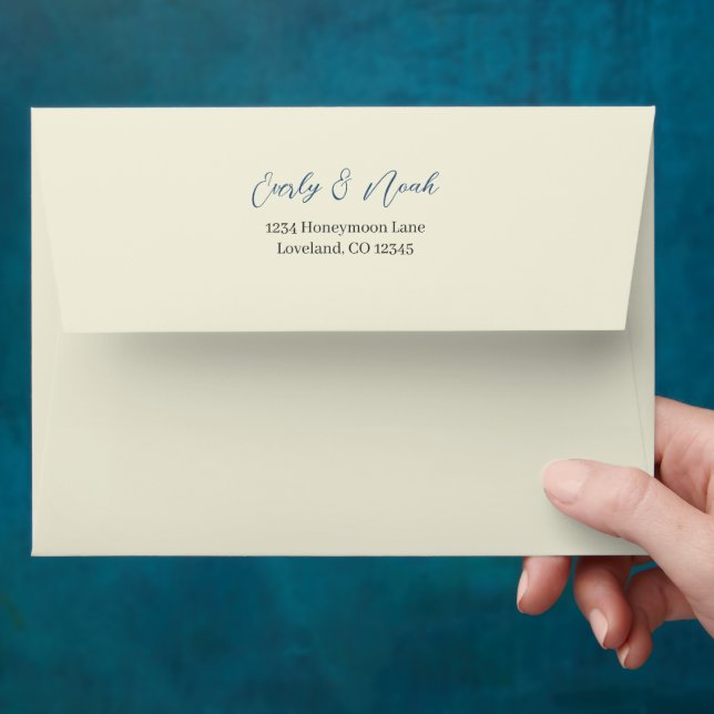 Enveloppe d'occasion spéciale Mariage Ecru (Hand)