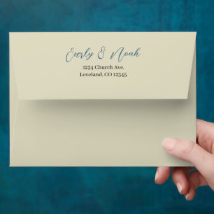 Enveloppe d'occasion spéciale Mariage Ecru