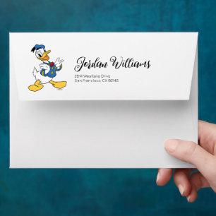 Enveloppe Donald Duck   Pose Fière