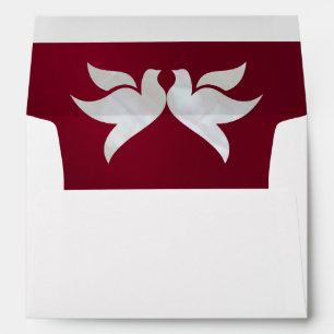 Enveloppe Doses et Monogramme - Mariage de Bourgogne