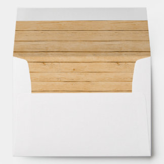 Enveloppe doublée de bois