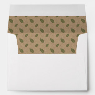 Enveloppe doublée de motifs africains