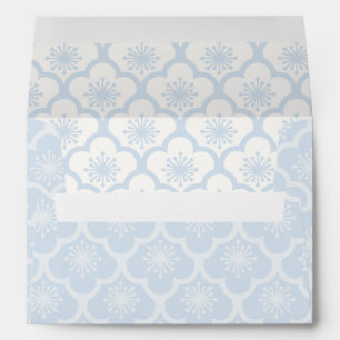 Enveloppe Douce Sakura Neutre - Bleu Poudre