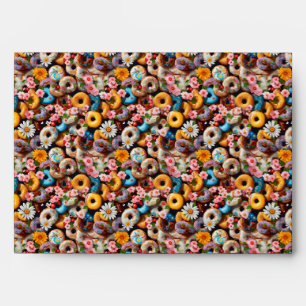Enveloppe Douceurs Donuts Design Motif sans soucis