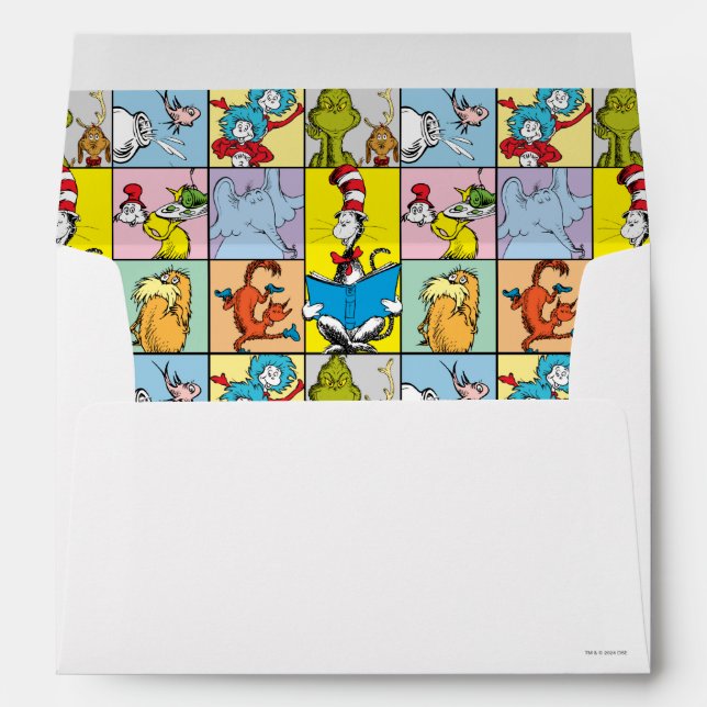 Enveloppe Dr Seuss | Graphique Histoires (Dos (Bas))