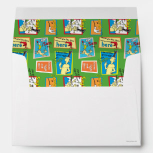 Enveloppe Dr. Seuss Les œufs verts au jambon citations d'his