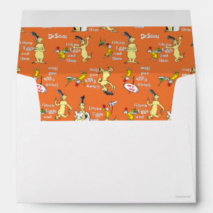Enveloppe Dr. Seuss Les Œufs verts au jambon Motif de person