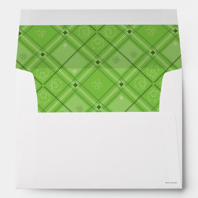 Enveloppe Dr Seuss | Motif de la fête de la Saint-Patrick (Dos (Bas))