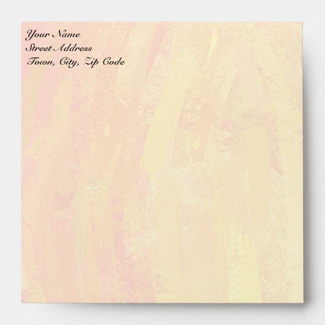 Enveloppe Dragons Oeil orange et noir Monogramme (Devant)