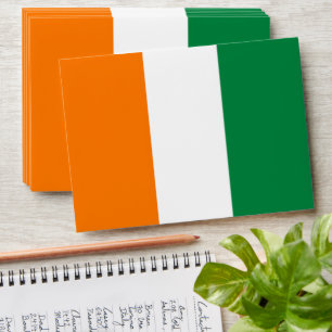 Enveloppe Drapeau de Côte d'Ivoire