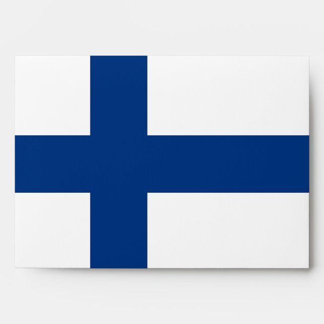 Enveloppe Drapeau de Finlande (Devant)