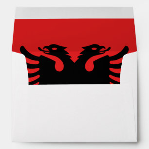 Enveloppe Drapeau de l'Albanie