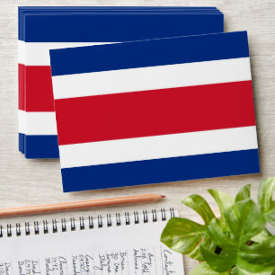 Enveloppe Drapeau du Costa Rica