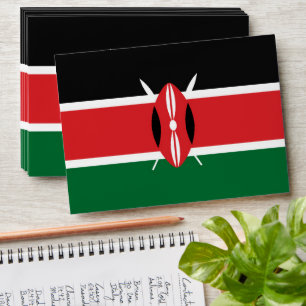 Enveloppe Drapeau du Kenya