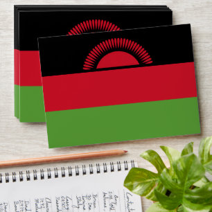 Enveloppe drapeau du Malawi