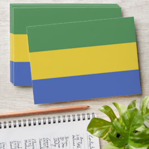 Enveloppe Drapeau Gabon