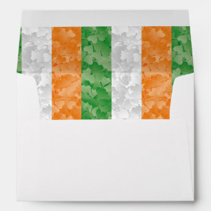 Enveloppe Drapeau irlandais de l'enveloppe Shamrock