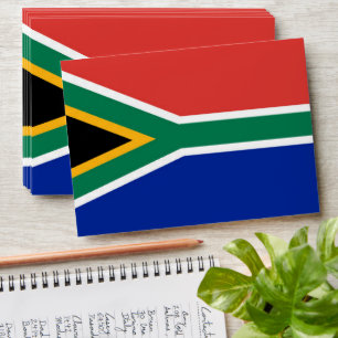 Enveloppe drapeau sud-africain