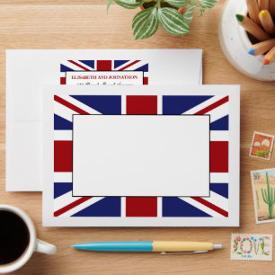 Enveloppe Drapeau Union Jack Mariage britannique