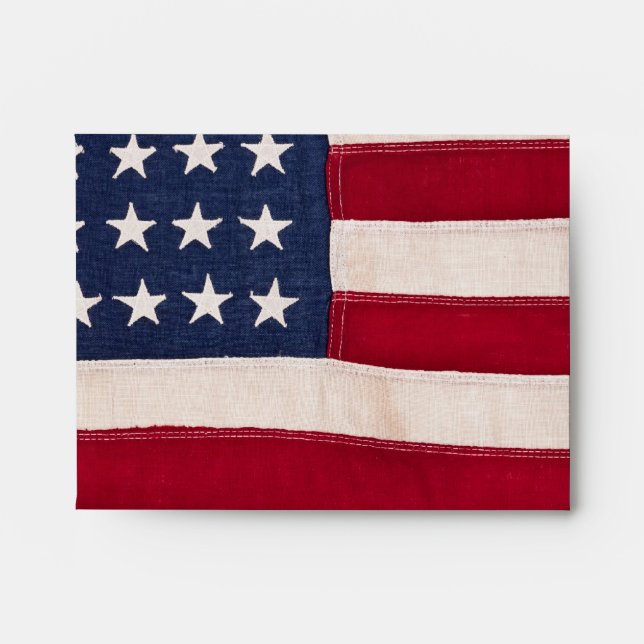 Enveloppe Drapeau vintage (Devant)