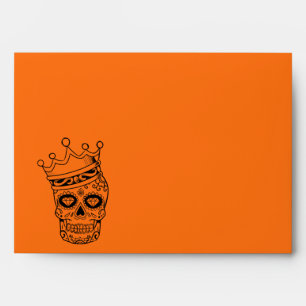 Enveloppe du crâne d'Halloween