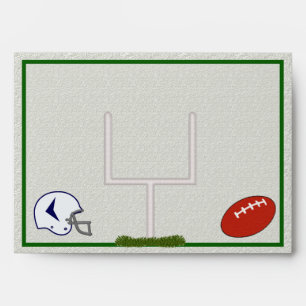 Enveloppe du football A7 personnalisable