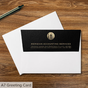 Enveloppe du logo Gold de la comptabilité professi