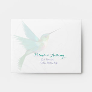 Enveloppe du remous RSVP de colibri (A2)