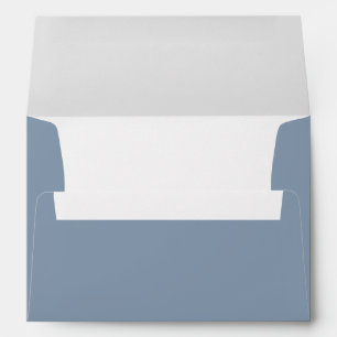 Enveloppe Dusty Blue Mariage ou Enregistrer l'enveloppe de d
