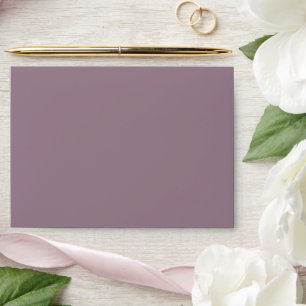 Enveloppe Dusty Purple Faire-part de mariage Correspondant