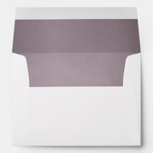 Enveloppe Dusty Rose Mauve Pink Faire-part de mariage intéri