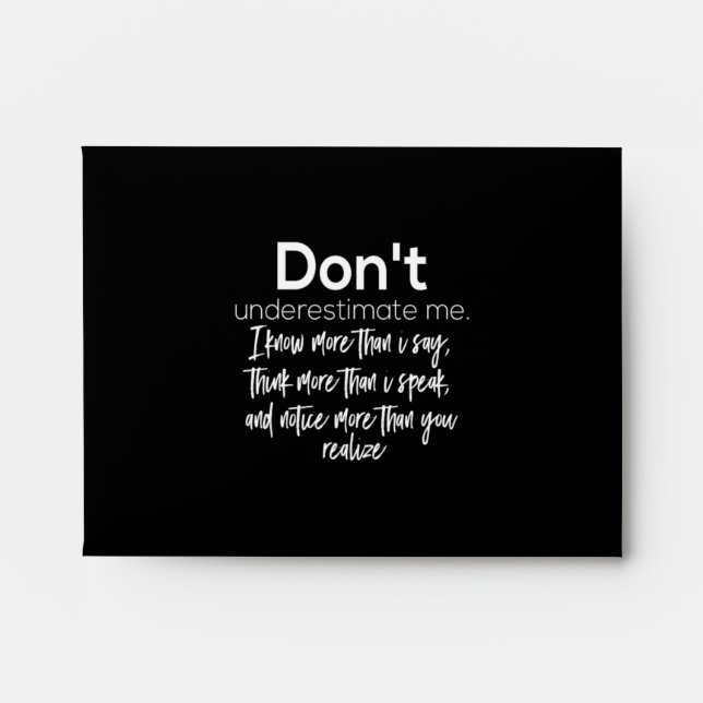 Enveloppe 'e (Devant)