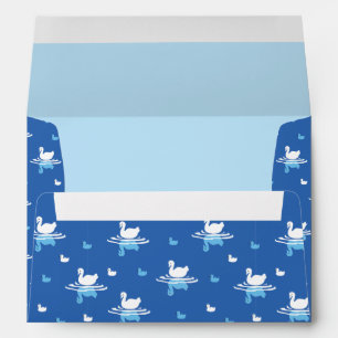 Enveloppe Eaux sereines - Conception Motif de Swan Lake