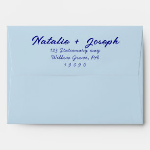Enveloppe Ecriture à la main Vert Retro Bright Fun Mariage u